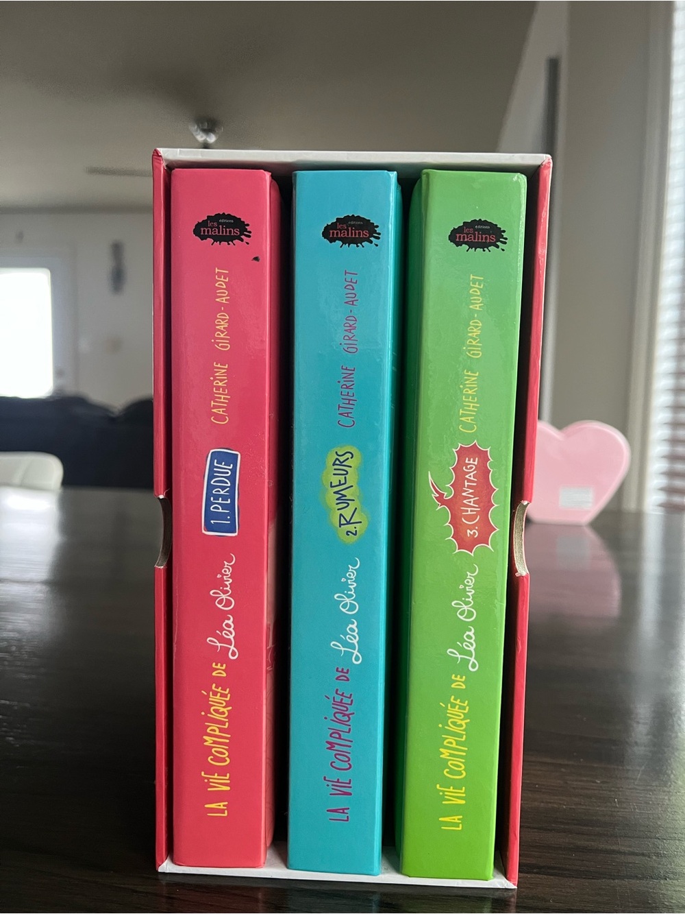Coffret de livres Léa Olivier Couverture Dure